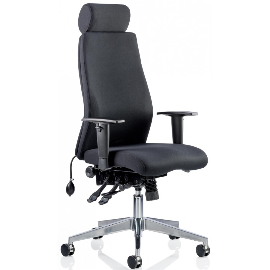 Chiro Curve 24 Hour Fabric Posture Office Chair 